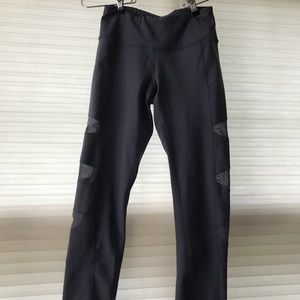 BLUE CROPPED LEGGINGS